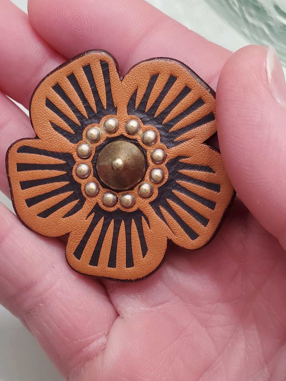 Coach Replacement Tea Rose in Orange   💥Rare Color💥 - Picture 2 of 5
